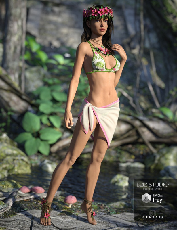 Kailani Outfit for Genesis 3 Female(s)
