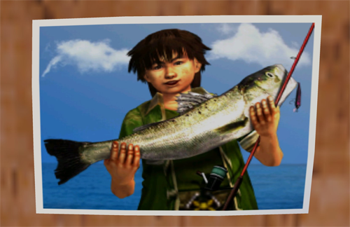 Wong catching a fish