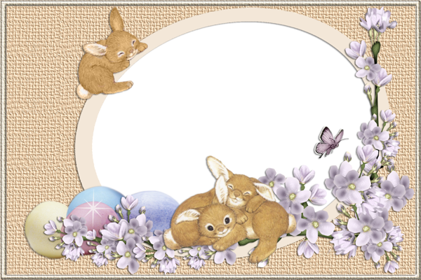 Easter_Bunnies_Transparent_PNG_Frame
