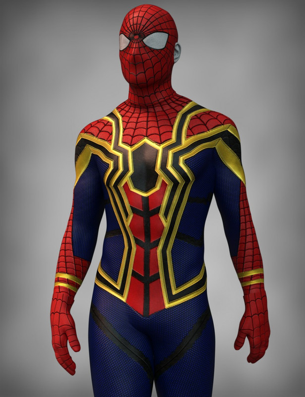 X Fashion Arachnid Outfit for Genesis 8 Male s