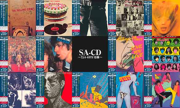 The Rolling Stones - 14 Japanese SACD Albums (1968-1986) {Japan SHM-SACD, Hi-Res SACD Rip}