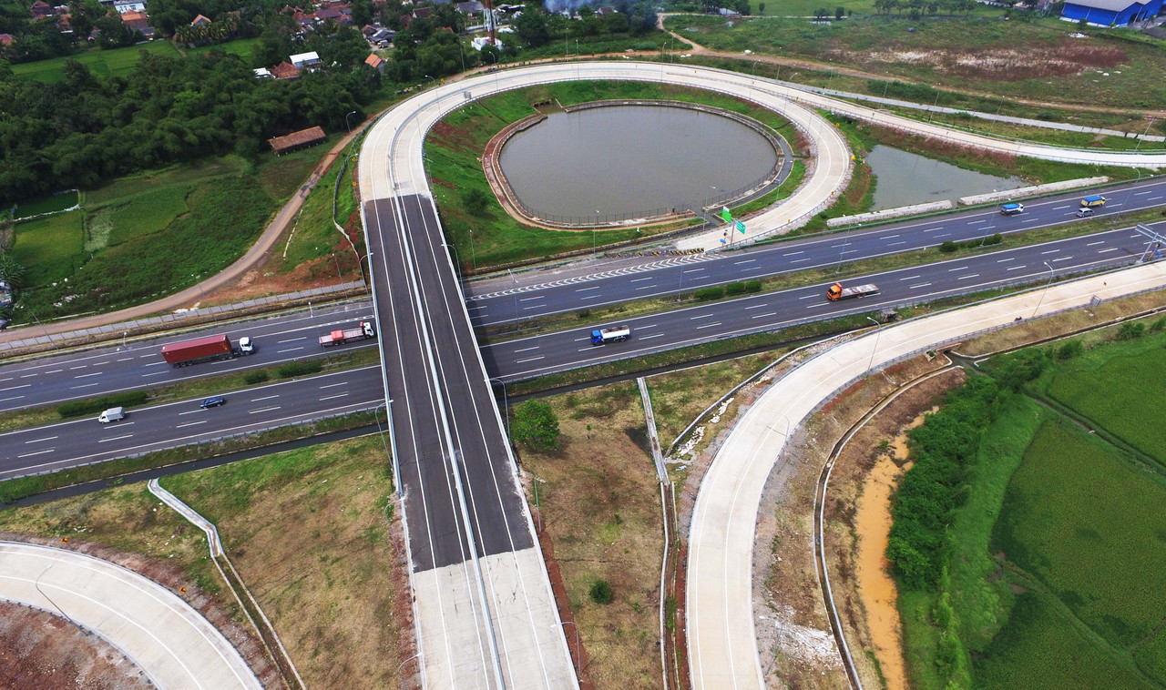 Тангеранг дорога. Tol MD.