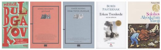 5 Türkçe Roman (Yabancı Yazarlar)