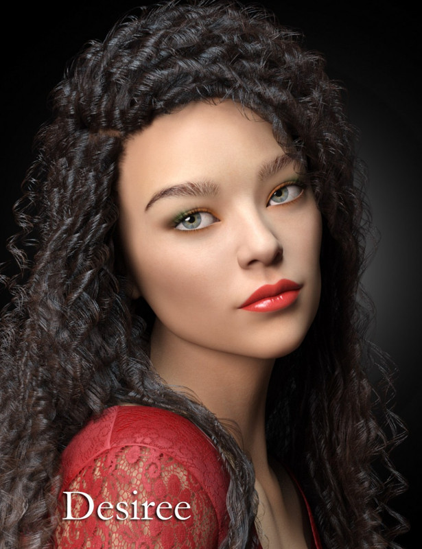 Desiree HD for Genesis 3 and 8 Female