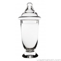 Glass Apothecary Jar H-13" (Pack of 8 pcs)