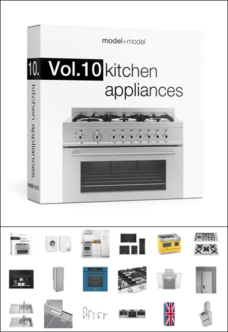 ModelPlusmodel vol 10 Kitchen appliances