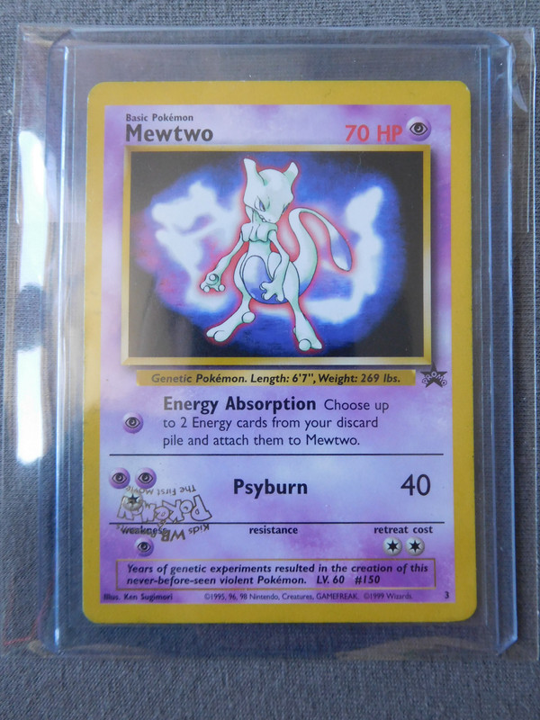 Mewtwo #3 WB Movie Promo *NM* Holo Gold outlet Stamp