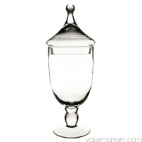 Glass Apothecary Jar H-6.5" (Pack of 4 pcs)