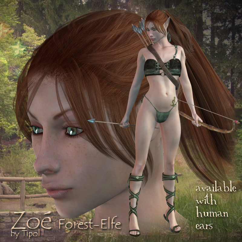 Zoe Forest Elfe for V4