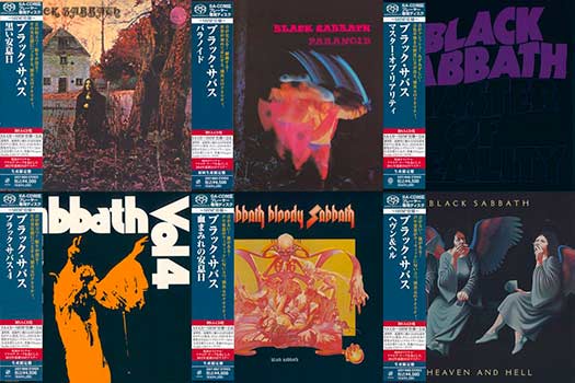 Black Sabbath - 6 Japanese SHM-SACD Albums (1970-1980) [Japan SHM-SACD, Hi-Res SACD Rip]