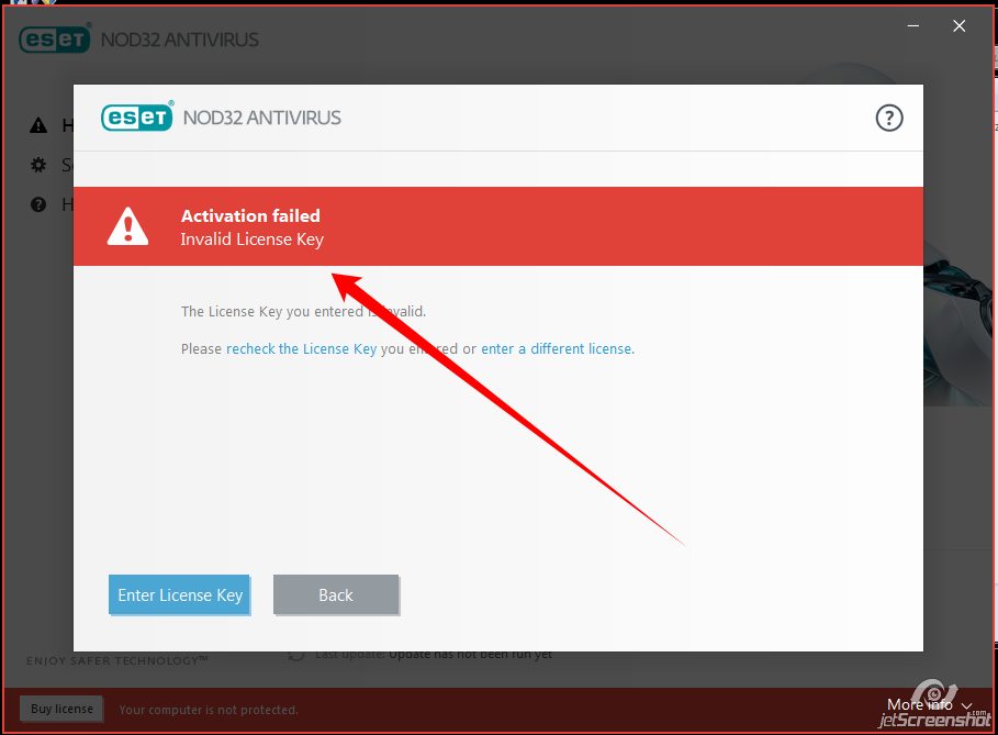 eset nod32 antivirus password and username free